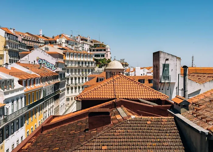 The House On The Pink Street In Lissabon