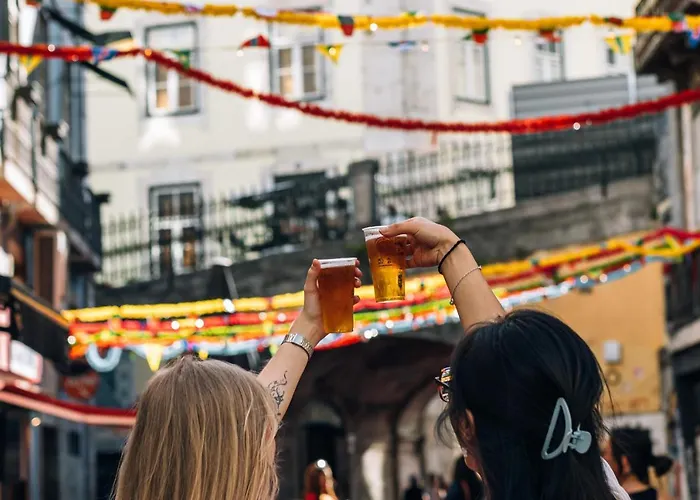 The House On The Pink Street In Lisboa